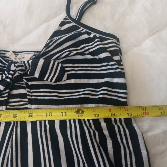 striped wide leg jumpsuit romper - Picture 13 of 16